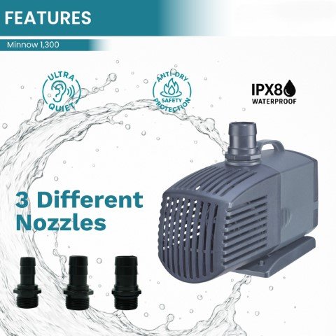 Minnow Submersible Pond Pumps